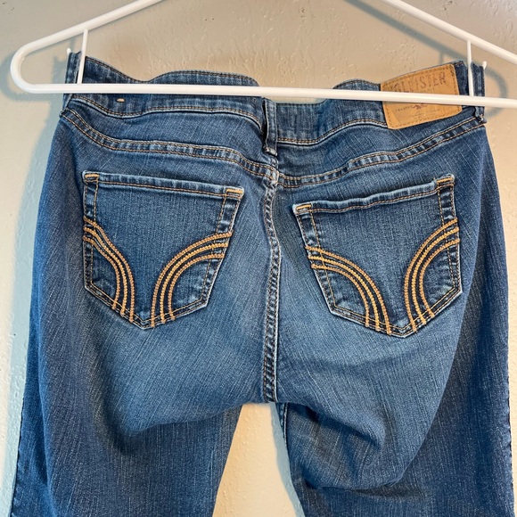 Hollister Blue Skinny Jeans Classic Fit SZ 25 Y2K Straight-Leg Pants Mid-Rise - Picture 8 of 12